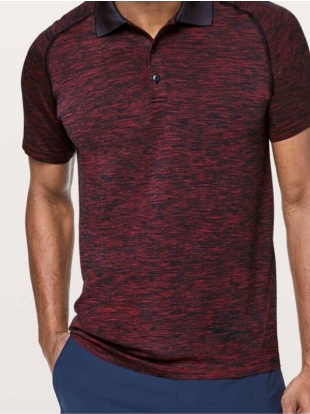 Lululemon Metal Bent Tech Polo Shirt L